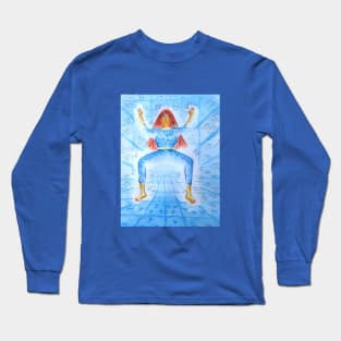 Goddess Yoga Pose Long Sleeve T-Shirt